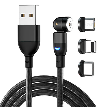 Blind Suction Round Magnetic Charging Cable